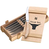 WMF Ranch Juego 6 Cuchillos para Carne- Acero Inoxidable Pulido- 6 Piezas